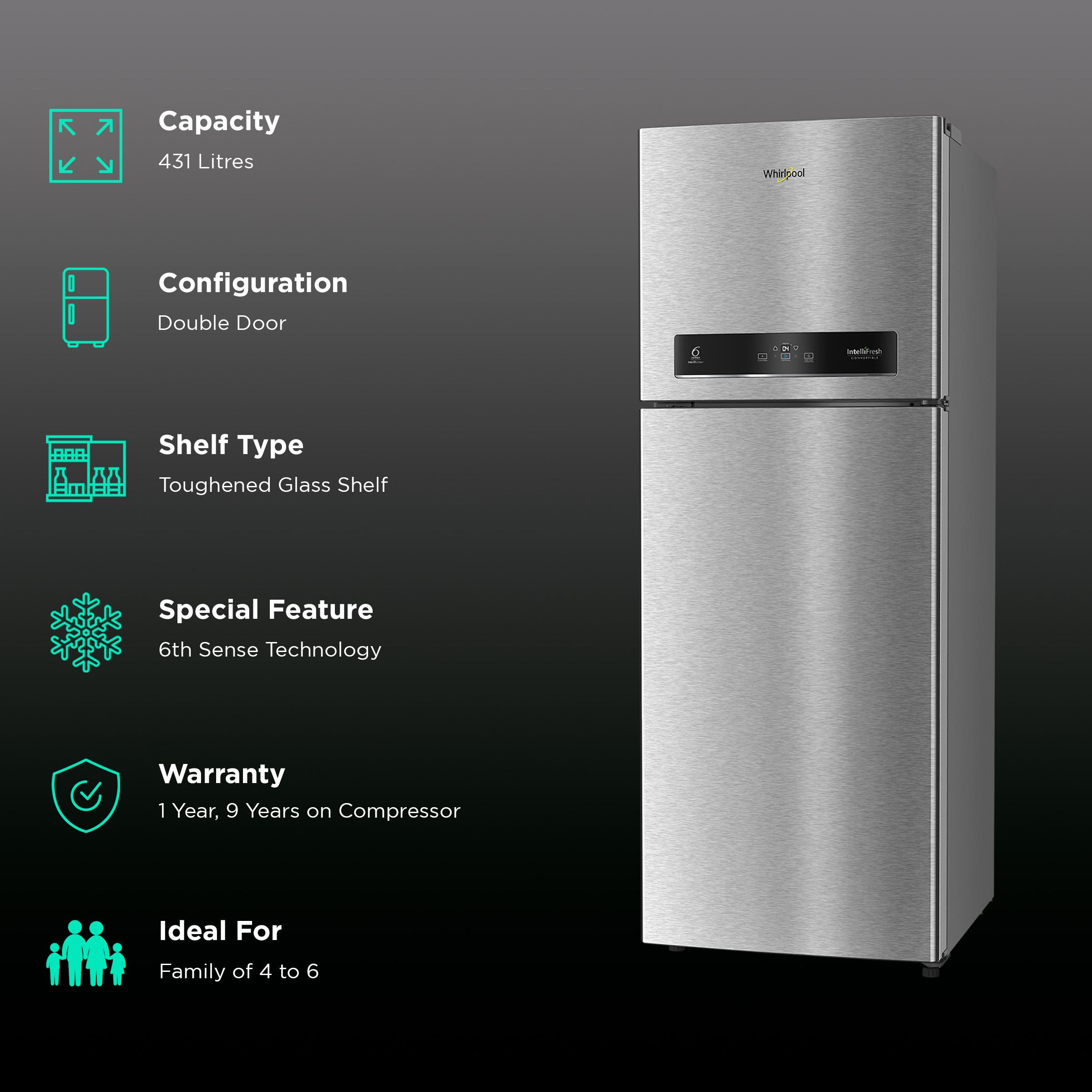 Whirlpool 480 ltr fridge price discount